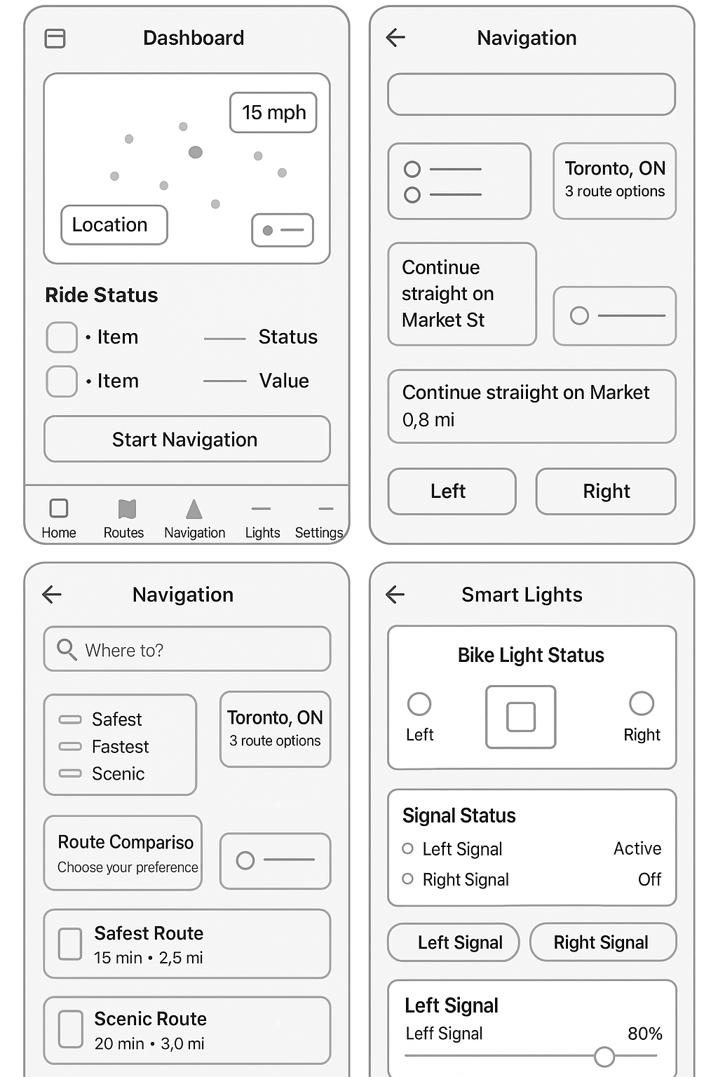 Lumos Wireframe User Flow